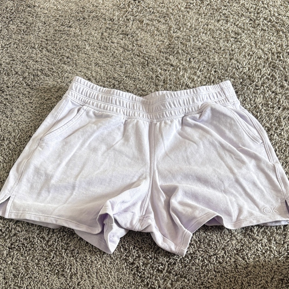Calvin Klein Women's Light Purple Athletic Shorts